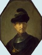 Rembrandt van rijn Old Soldier Germany oil painting artist